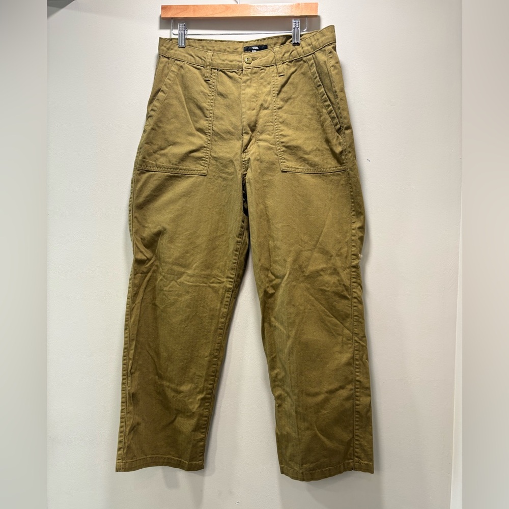 Vans Olive Utility Wide-Leg Pants
